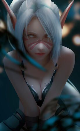 Prowling Ashenvale by Trung Bui